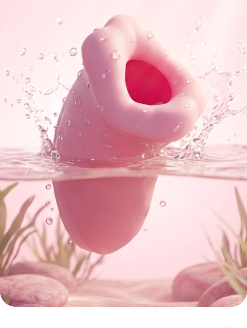 Dudu Red Lip Sucking Device Silicone USB Rechargeable Suction Vibrator — detail image 23