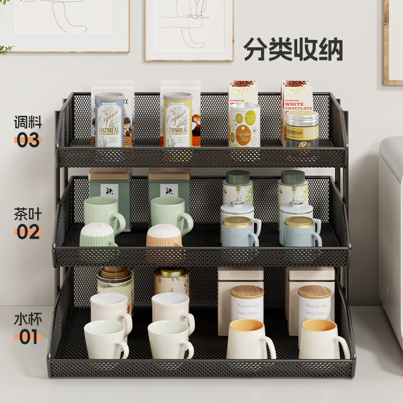 Estante Organizador de Escritorio Multicapa para Escritorio y Cocina