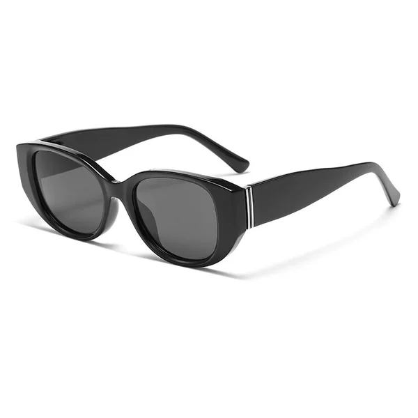 2025 New High-End Retro Cat-Eye Internet Celebrity Large-Frame Sunglasses for Women with Sun Protection and Uv Protection, Small Sunglasses