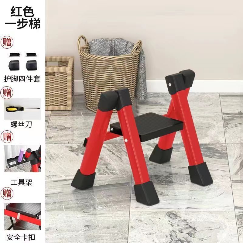 escalera doméstica escalera plegable de acero al carbono espesa escalera móvil escalera retráctil escalera multifuncional escalera interior