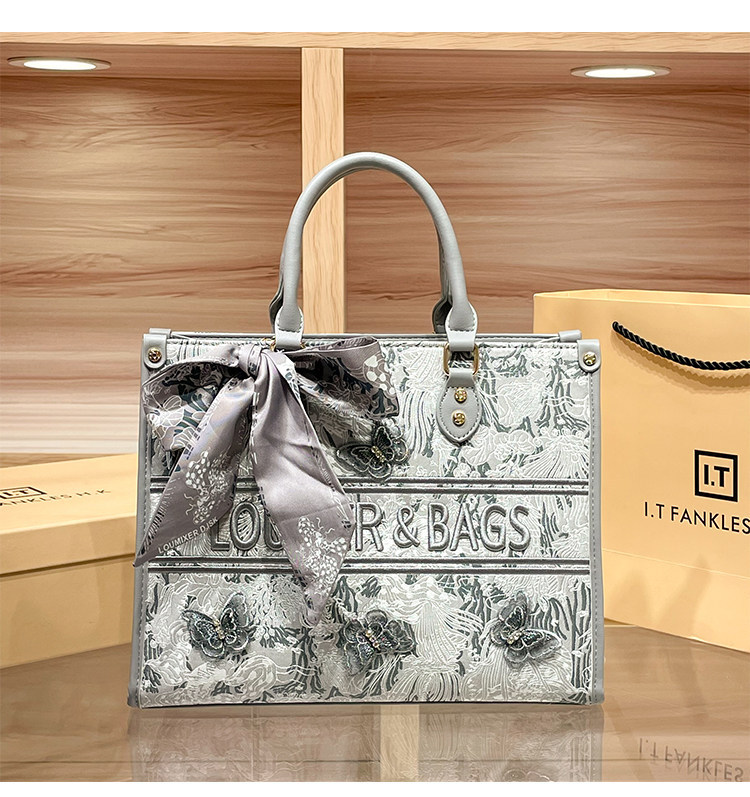 Túi tote da nữ đi làm dung tích lớn xách tay đeo vai — khác chi tiết 22