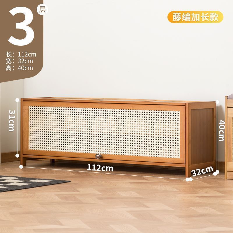 Fábrica directa puerta doméstica almacenamiento interior de gran capacidad ahorrar espacio gabinete de zapatos simple a prueba de polvo dormitorio de alquiler de vivienda