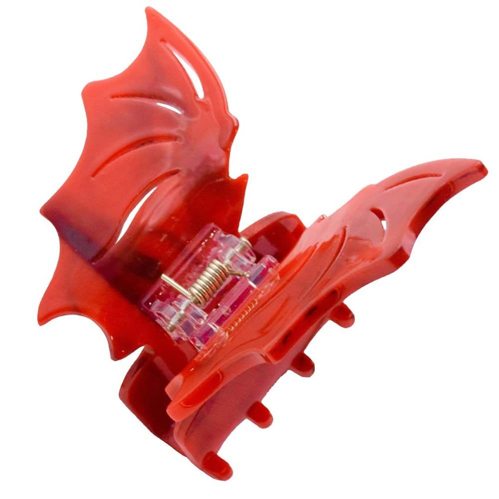 50g Weight Hair Claws Hair Accessories Type 1 Piece Quantity Holiday, Daily Occasion Acrylic Material Halloween Festival Bat Pattern Women's Gender Hollow Out Design Sweet, Cool Style Style Sweet Cool Style Women's Bat Arylic Hollow Out Hair Claws 10