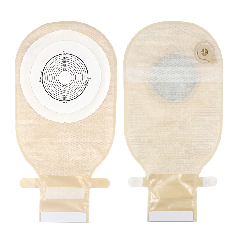 Double-Layer Adhesive Pouch with Dual Exhaust Holes, Fragrance-Enhancing and Deodorizing Medical Leak-Proof One-Piece Anal Stoma Bag
