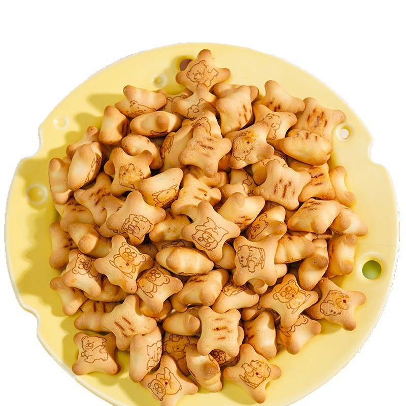 传统小熊注心饼干小包装爆浆流心饼干多口味休闲小零食约25g/袋|undefined