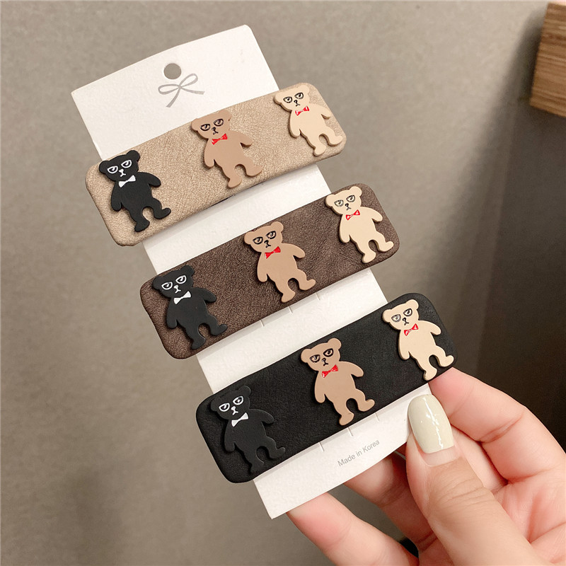 South Korea Cubs Autumn And Winter Side Girls Hairpins display picture 6