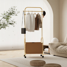 中古挂衣架落地卧室可移动转角衣帽架多功能家用床边放衣服的神器