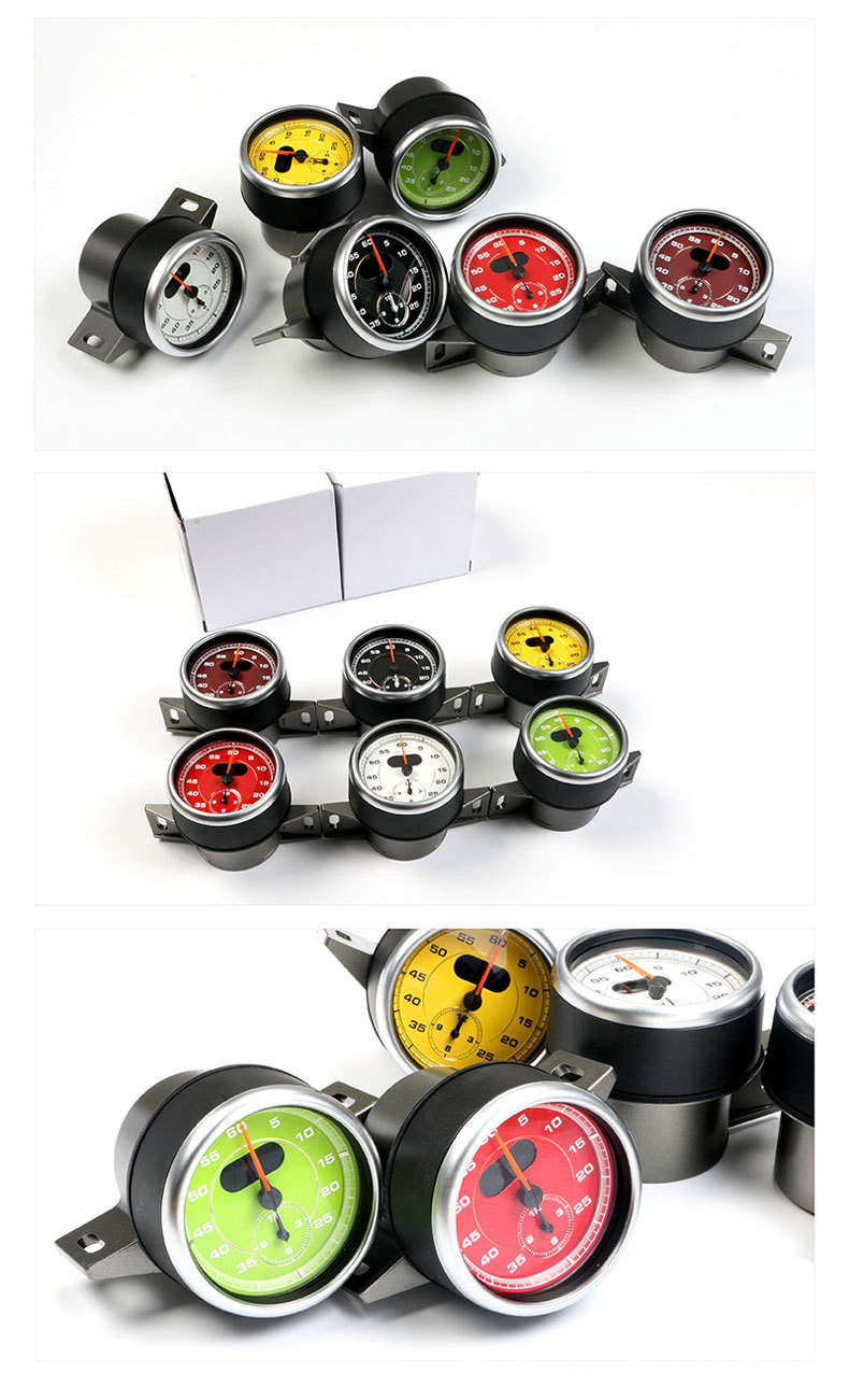 Suitable for 11-17 Porsche Cayenne Cayenne stopwatch compass cover upgrade with clock stopwatch accessories
