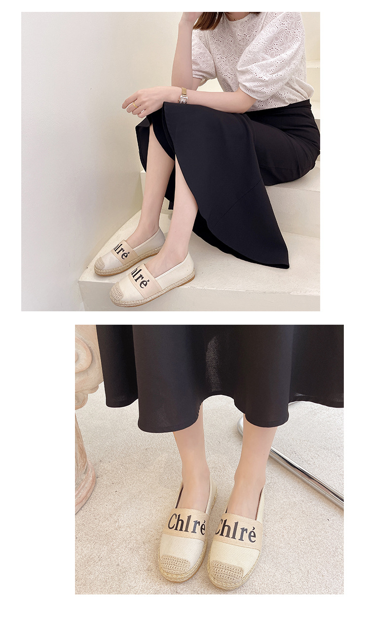 Chaussures de pêcheur pour femmes, mocassins de Style Harajuku Ins, Alphabet coréen, décontractés, plats, paresseux, nouvelle collection automne_voghion.com