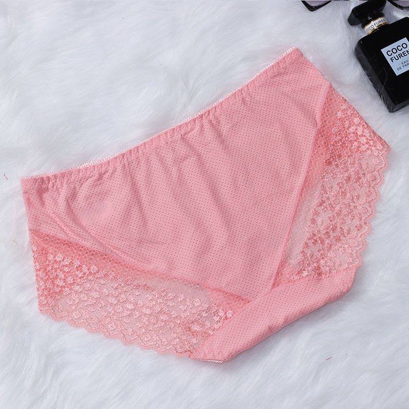 少女性感蕾丝透明内裤