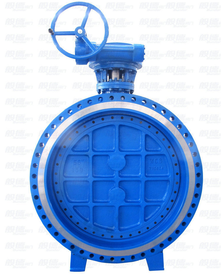 浙江南高供应铸铁D342X-10Q双偏心软密封蝶阀电动双偏心软密封