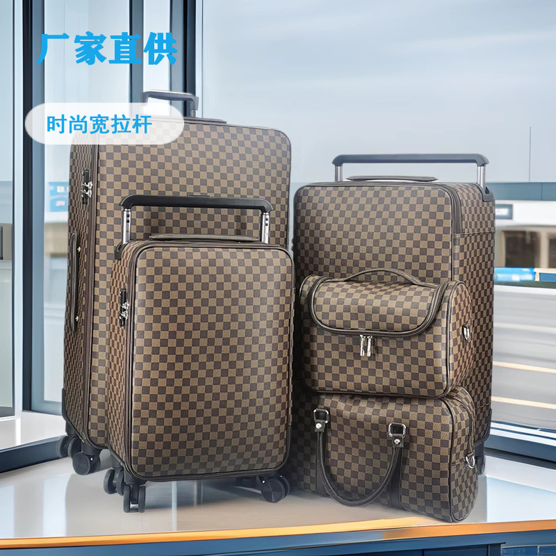 New Export Luggage Set Pu Trolley Case 30inch Travel Suitcase Mother Box Wholesale Lightweight Universal Wheels