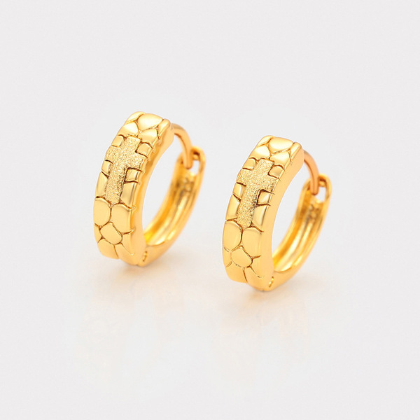 Copper fashionable earrings