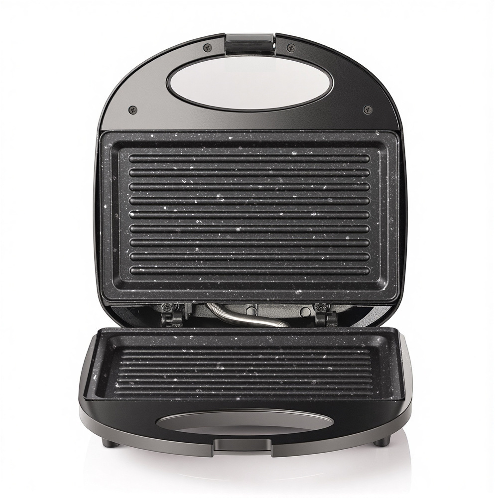 RAF europeo, máquina de desayuno de doble cara para el hogar transfronterizo, máquina de pastel a rayas, máquina de tres platos, multifunción para el hogar