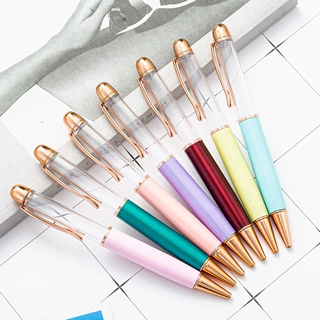 新款DIY创意入油空杆圆珠笔 跨境日韩干画笔金属笔现货批发 pen