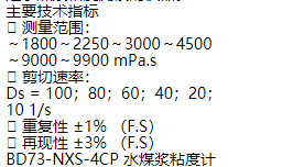 水煤浆粘度计 73-NXS-4CP库号：M234315