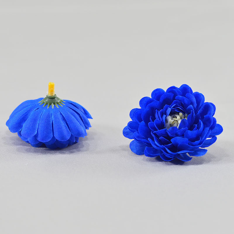 Simulación flor de loto de nieve decoración de boda 6cm brotes de flores bola de flores arco de pino crisântemo cabeza de decoración DIY flores falsas