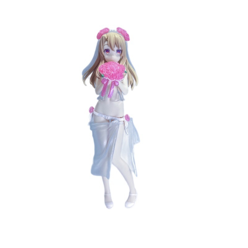 魔法少女 伊莉雅 伊利亚 婚纱 捧花 泳装 比基尼 摆件 盒装手办|undefined