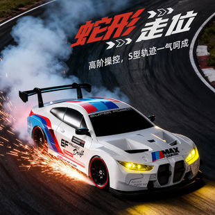 (Cross-border trading), four wheel drive high speed remote control car, lightweight racing car, headlights, Olympic children's minifigure, toy car, 4G