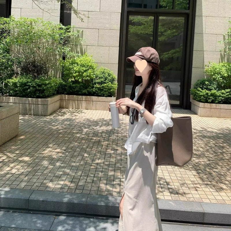 Французская белая тонкая солнцезащитная рубашка с длинными рукавами для женщин, летняя новая свободная рубашка в ленивом стиле, повседневная куртка, топ