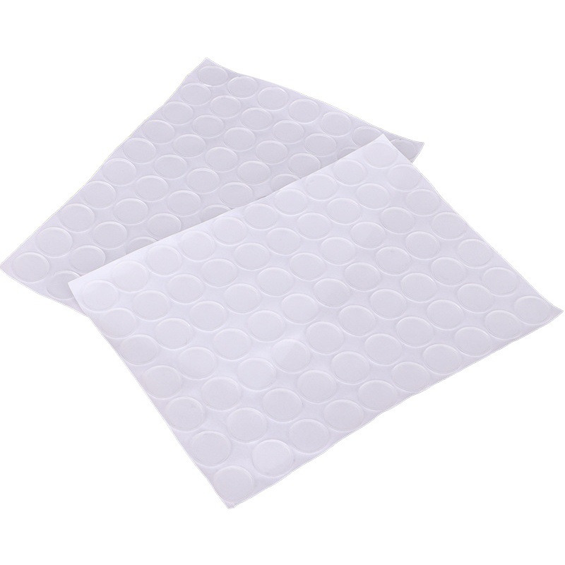 Acrílico transparente adhesivo de doble cara sin costura nano ronda de dispensación de doble cara adhesiva de doble cara Pareado de primavera pareado adhesivo de puntos redondo extraíble