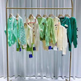 品牌折扣女装批发撤柜女装一手货源尾货正品剪标广州十三行女装