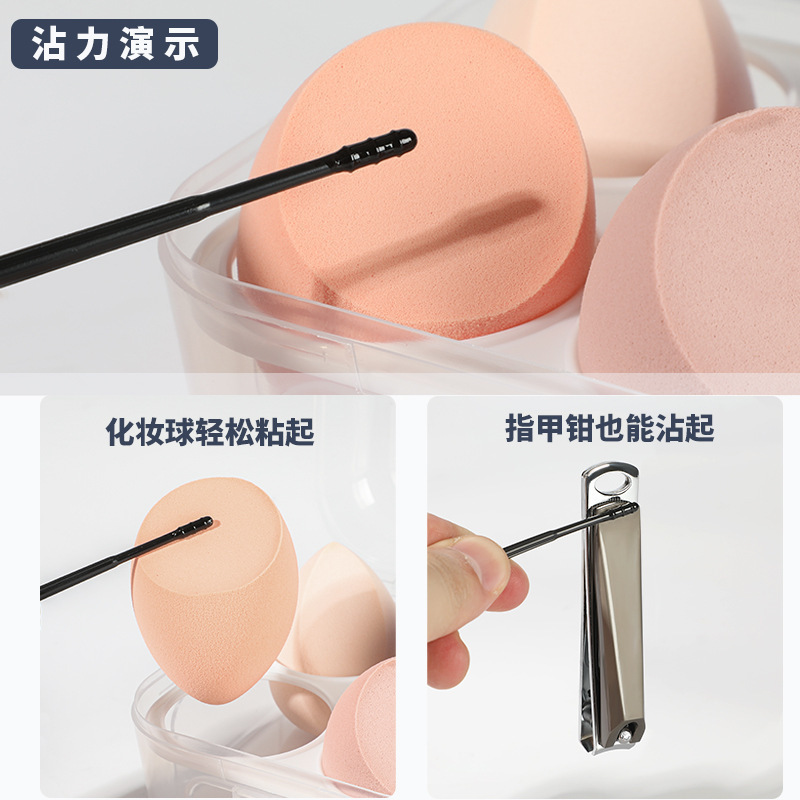 自带粘性挖耳勺粘耳棒一次性粘着式掏耳棒粘耳屎带粘性掏耳朵粘棒|undefined