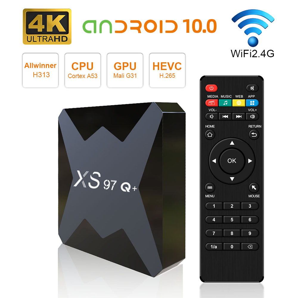 Xs97Q+ Set-Top Box Quanzhi H313 Hd 4K Export Tv Box Cross-Border Export Tv Box Network Set-Top Box