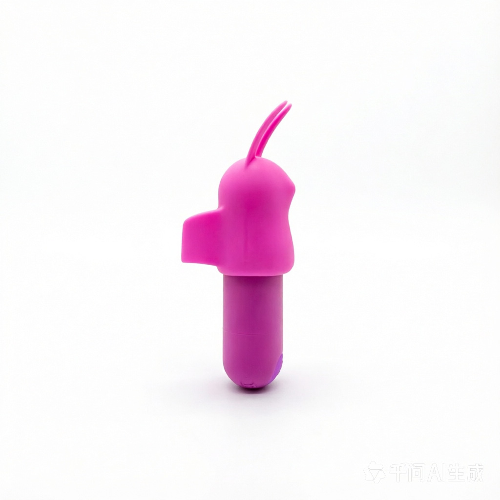 Silicone Rabbit Ear Mini Vibrator, 10-Speed Wireless Charging, Pink — detail image 5