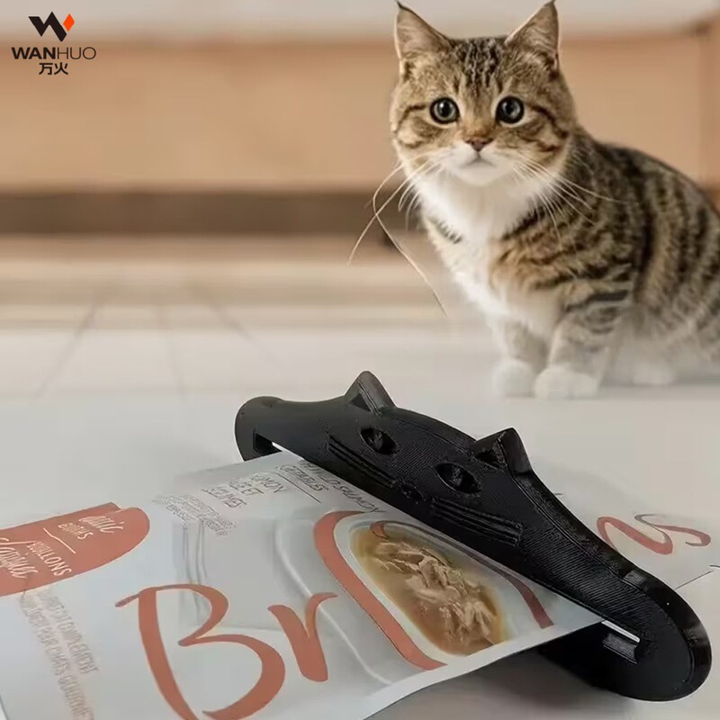 3D Printed New Cat Treat Dispenser in Cat Shape, Pet Snack Extruder, Pet Food Tool 3D Printed New Cat Treat Dispenser in Cat Shape, Pet Snack Extruder, Pet Food Tool