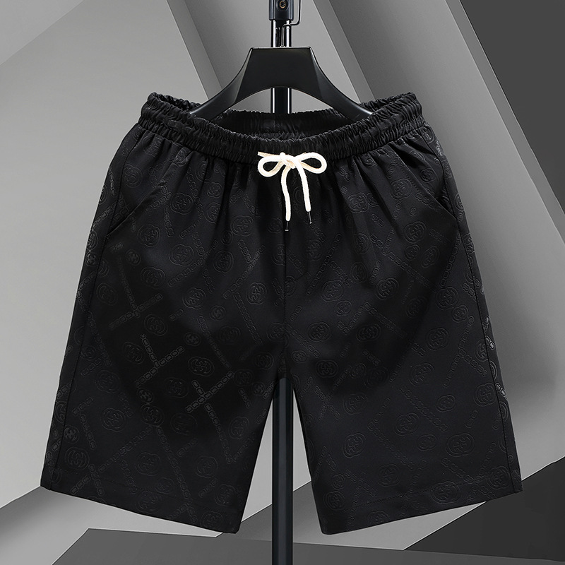 Capris Men's Summer Beach Pants Men's Leisure Running Sports Shorts Men's Capris Straight Pants_voghion.com