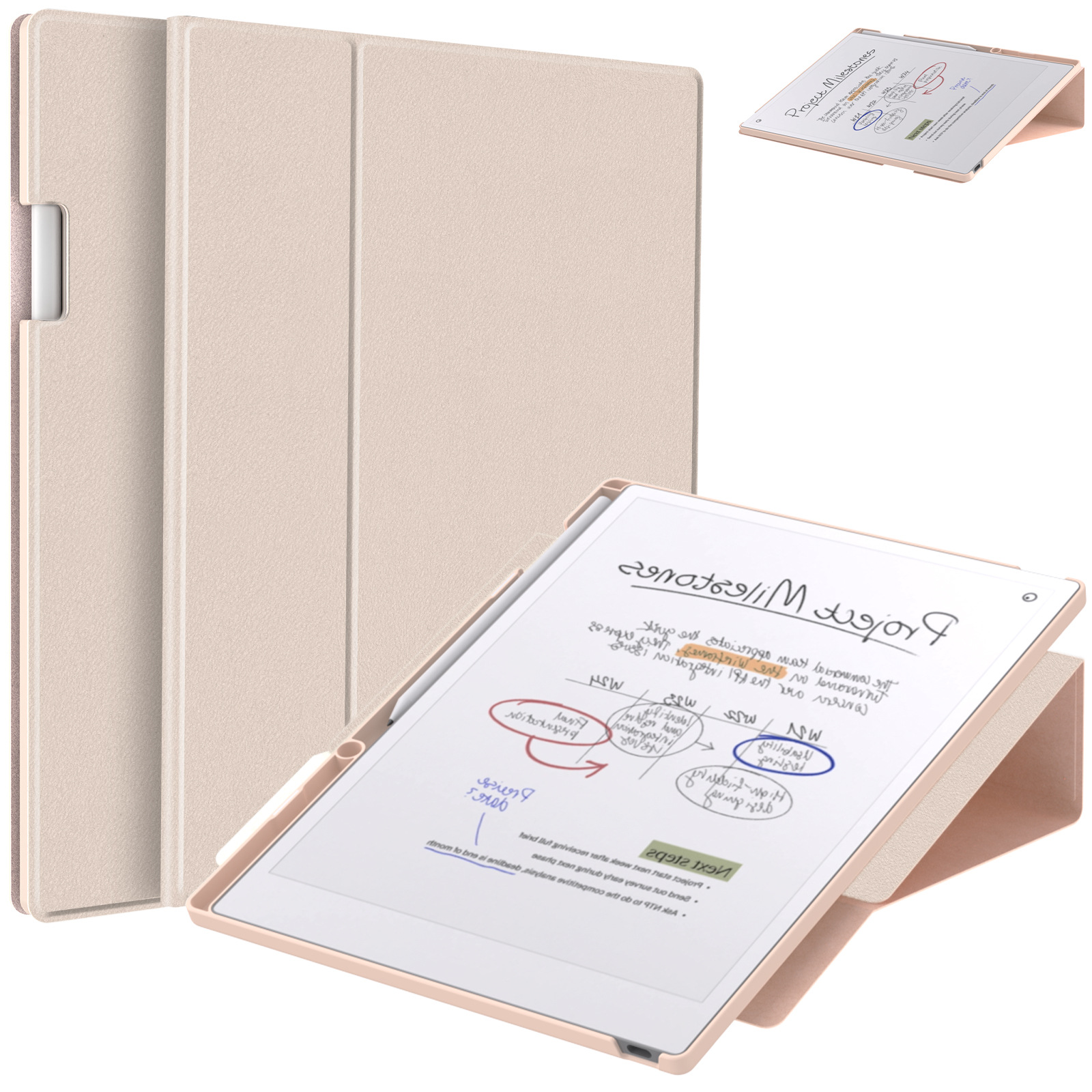 Aplicable al reutilizable Paper Pro Case 11.8 "Plate e-reader Case Rotating Case