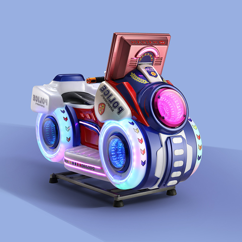 Máquina eléctrica infantil de oscilación con monedas motocicleta 3D mecedora para bebé juego comercial