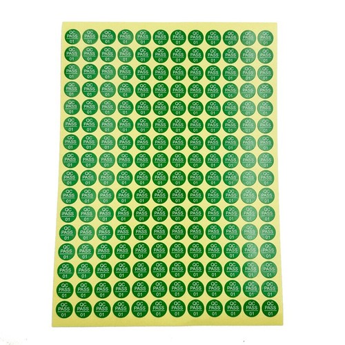 QC Inspection Label QCPASS Quality Inspection Self-Adhesive Label Product Inspection Qualified QC