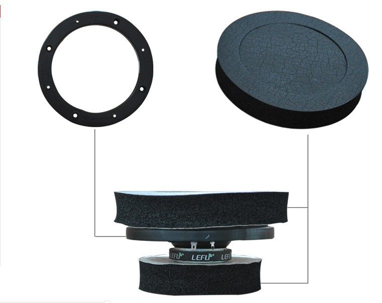 Car Soundproofing Cotton - Audio Upgrade Car Speaker Pad 6.5inch Specially Designed for Beautiful Sound Coil Speaker Sound Quality Enhancer