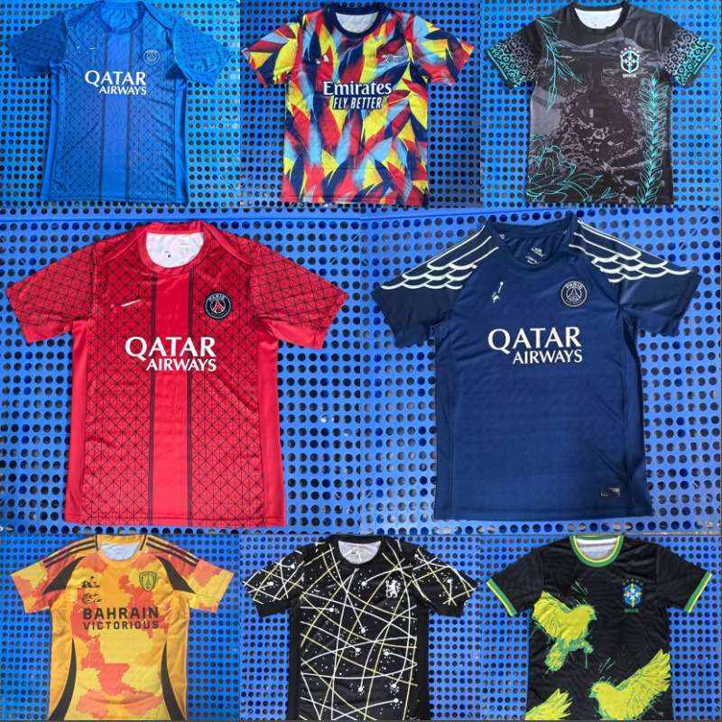 252 Hot Football Uniforms Football Uniforms Training Uniforms Special Edition Commemorative Edition Pre-Match Uniforms Jerseys Short Sleeves Clover