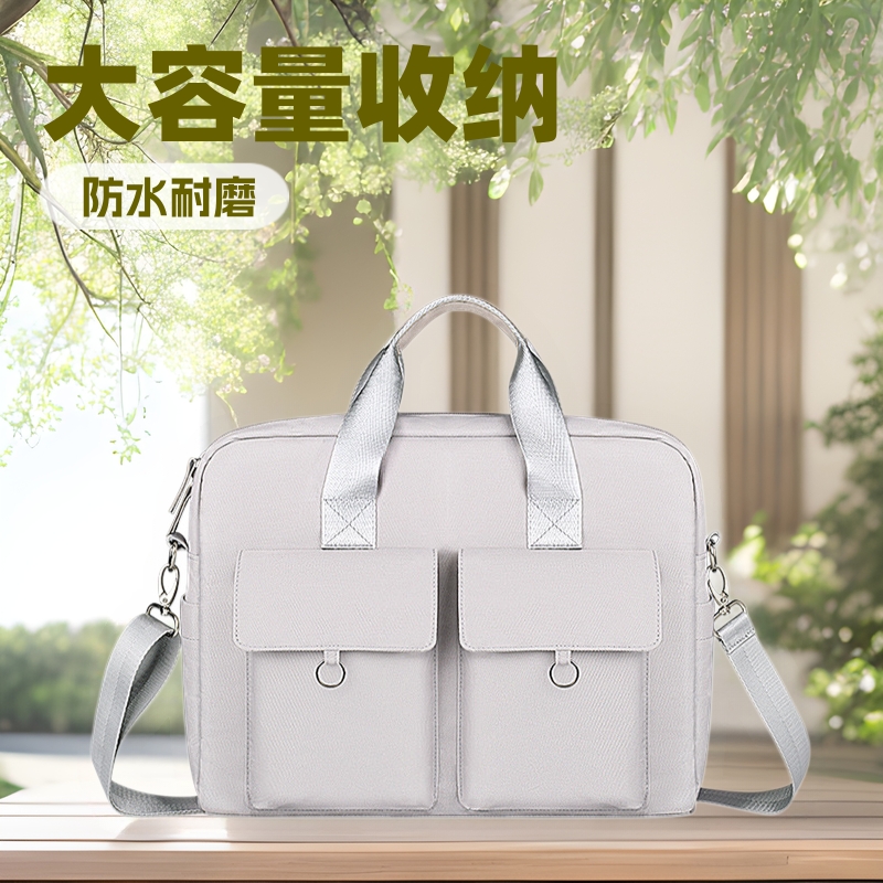 Ready-Stock Laptop Bag, Large-Capacity Shoulder Bag, Suitable for Apple, Huawei, Macbookpro 16inch, Waterproof Cross-Body Bag