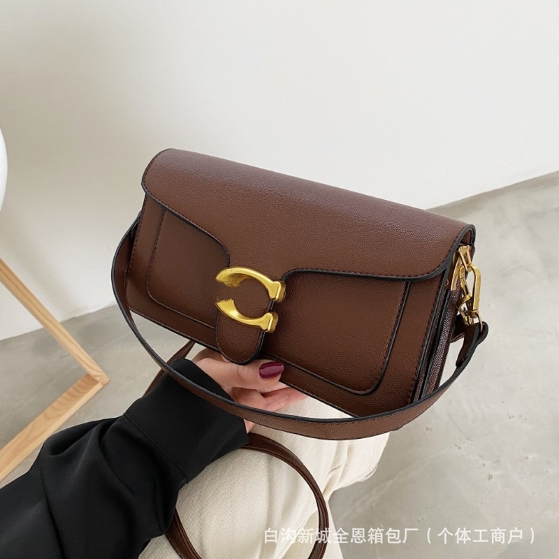 女性用の外国貿易人気バッグ、新しい多用途でファッショナブルな無地のシングルショルダー脇の下バッグ、シンプルな質感のクロスボディバッグ|undefined