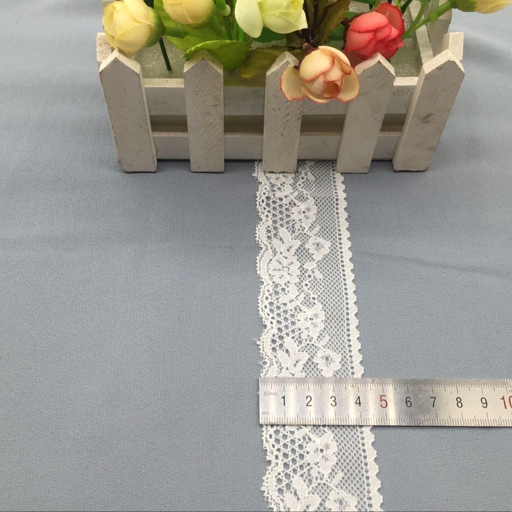 弹力花边厂里直销现货供应服装辅料服饰 7015#宽度4.5cm