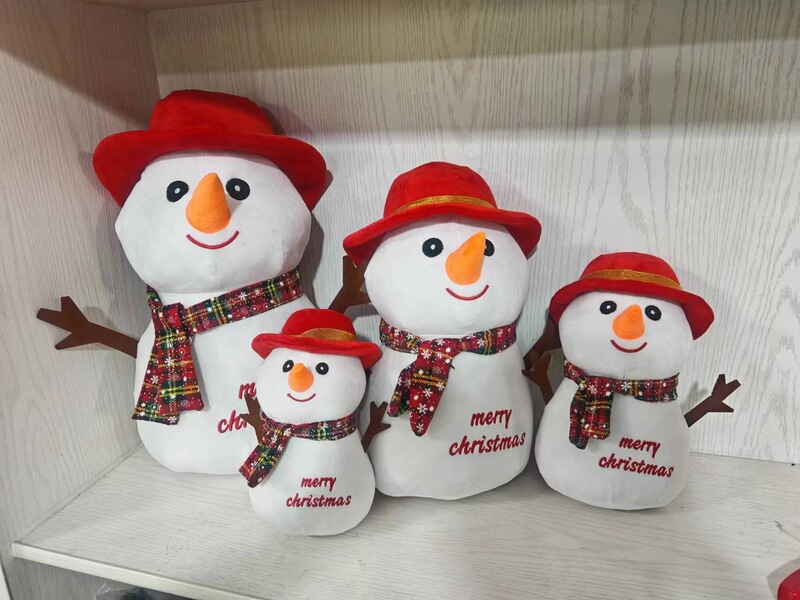 漫画クリスマスシリーズ雪だるまぬいぐるみヘラジカ人形クリスマスツリー装飾品人形会社ギフト装飾|undefined