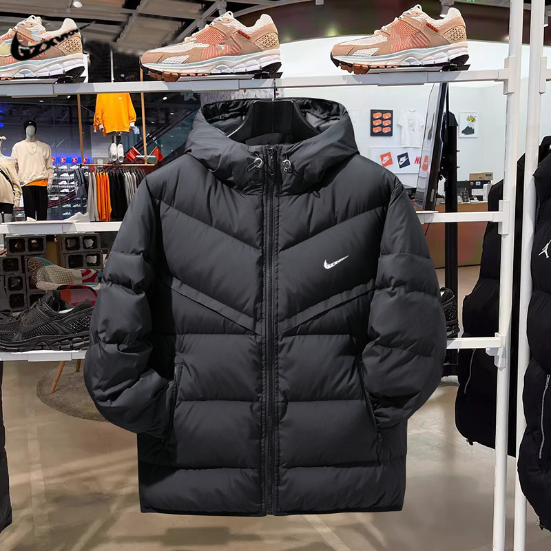 New Winter Hooded Men's Cotton Jacket, Trendy Loose Fit, Thickened for Warmth, Casual Versatile Cotton Coat, Men's Winter Outerwear