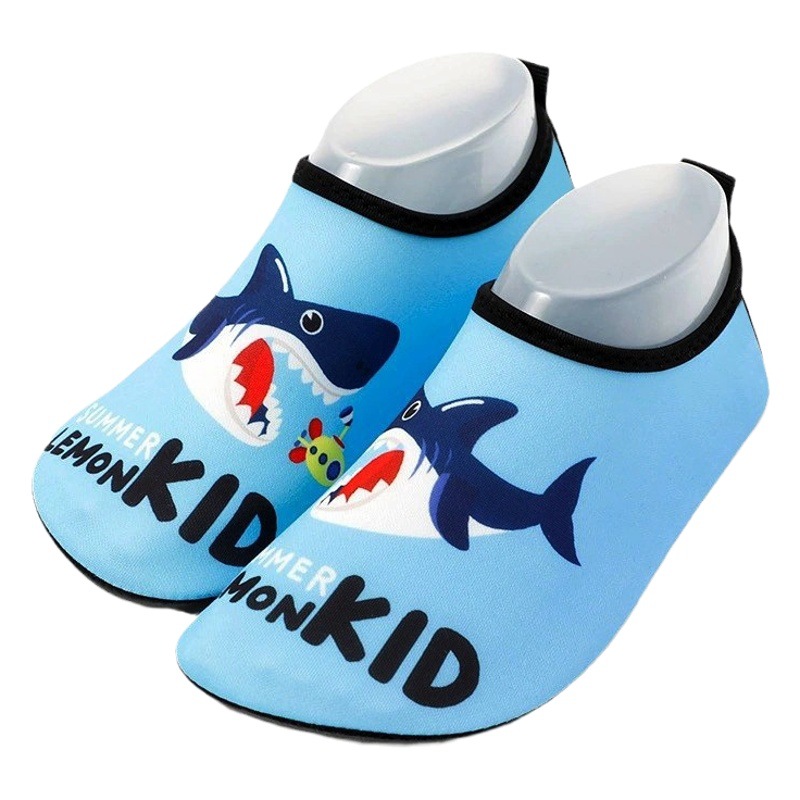 Children's Beach Shoes, Quick-Drying, Soft-Soled, Non-Slip, Water Park, Wading, Breathable Yoga Shoes, Printed River Tracing Shoes and Socks Manufacturer