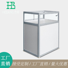 简易可折叠移动铝合金展示柜手办珠宝展览矮柜拆装方便折叠展柜