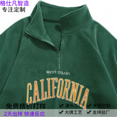 跨境ZAFUL男士潮牌美式复古小众秋冬宽松拉链上衣外套棒球服卫衣