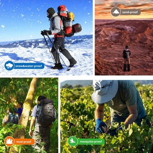 Outdoor Mountaineering Waterproof Leggings Outdoor Ski Anti-Slip Leggings Desert Snow Leggings Outdoor Equipment