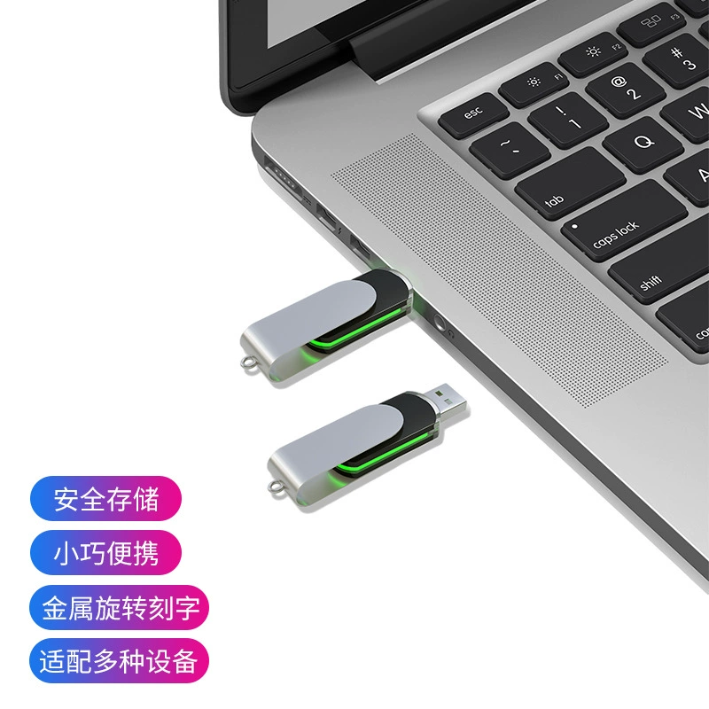 Металлическая флешка USB, маленькая, на заказ, 16 ГБ, подарок на день рождения, оптовая продажа