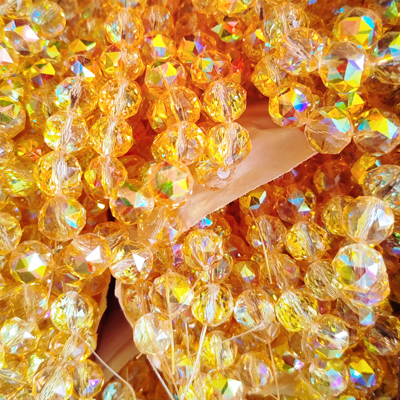 Mayorista 10mm cristal bola de flores galvanizado de alta temperatura abdiy bola de vidrio de colores pulseras collares pendientes accesorios de ropa