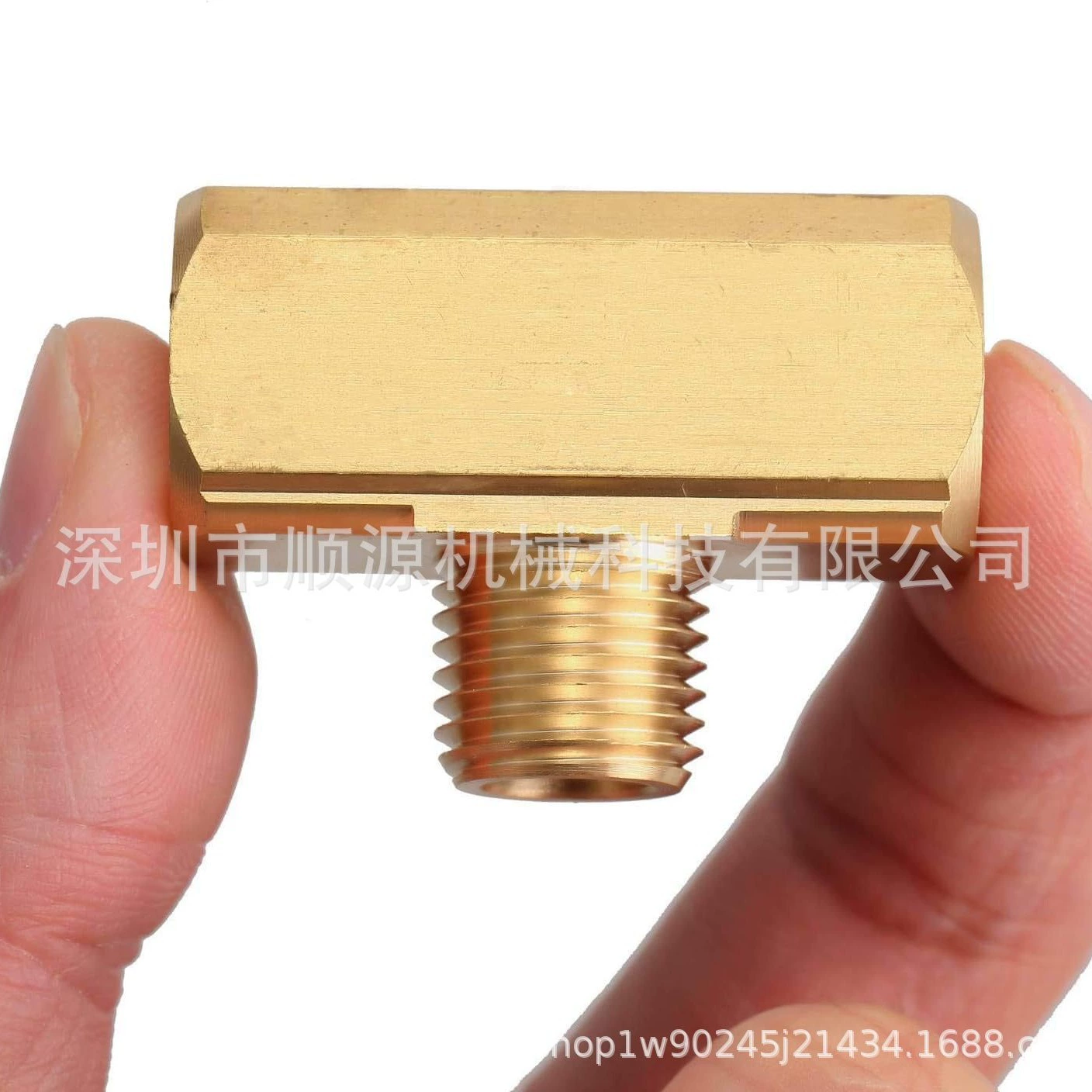 1/4NPT внутренний и внутренний квадрат тройник медный тройник внутренний и внешний соединитель преобразования проволоки медный тройник американский стандарт резьба