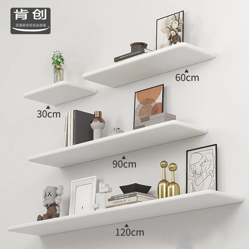 Новая полка из массива дерева для гостиной, настенная полка для спальни у кровати, плоская настенная книжная полка, деревянная полка для хранения.