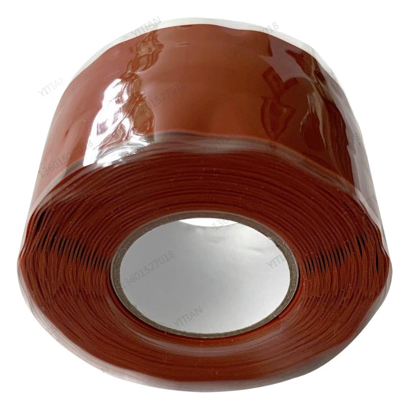 Самоклеящаяся лента из силиконовой резины Силиконовая самоклеящаяся лента Водонепроницаемая затыкающая лента Изолента Саморастворяющаяся лента